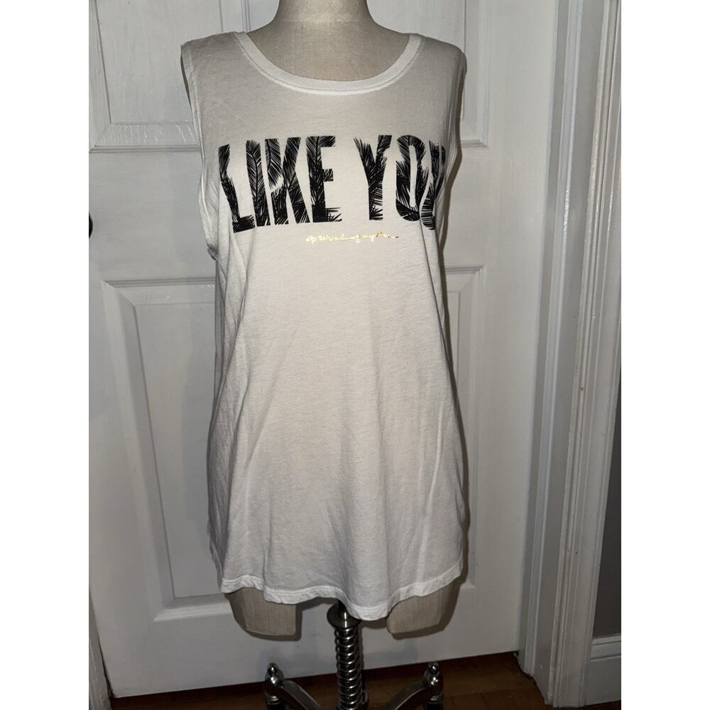 NEWโ Spiritual Gangster Like You Palm Fill White Tank Size L